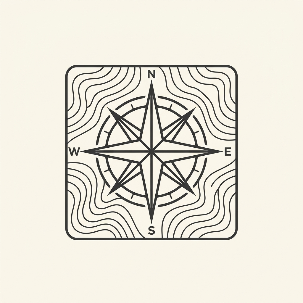Proudly Unmapped Compass Logo